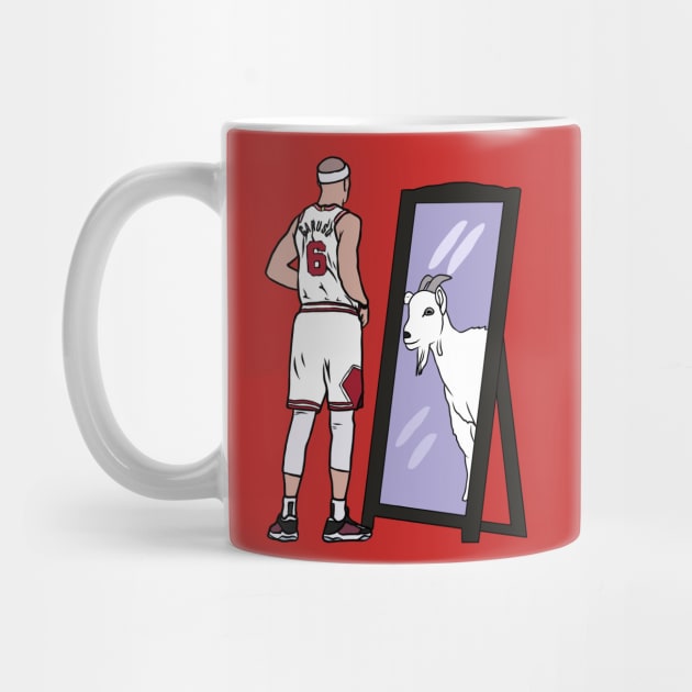 Alex Caruso Mirror GOAT (Chicago) by rattraptees